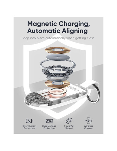 Cargador Portátil Magnético VACOOR para Apple Watch 1000mAh