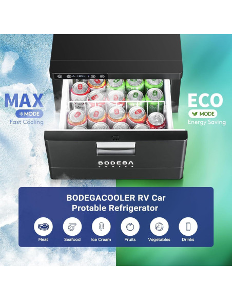 Refrigerador Portátil BODEGACOOLER 33L 12V Control APP