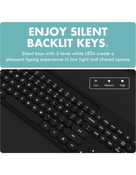 Combo Teclado y Ratón X9 Retroiluminado Azul Pastel 109 Teclas