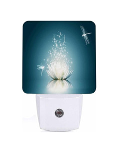 Luz Nocturna LED Chrobak Flor de Loto con Sensor Automático