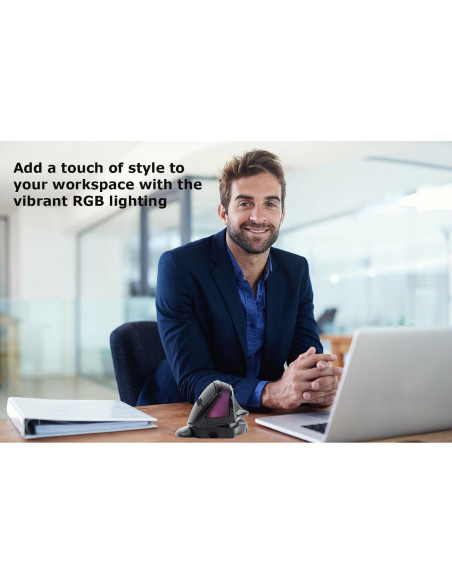 Ratón Inalámbrico Ergonómico Grande SHARE SUNSHINE 3600 DPI