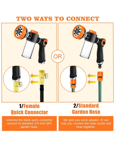 Accesorio de Manguera KSSZZCO para Lavado de Perros con Jabón