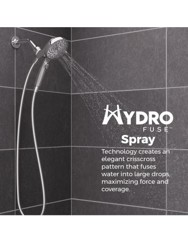 Cabezal de Ducha Portátil Pfister HydroFuse 6 Funciones Cromado