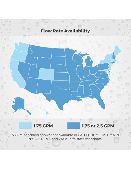 Cabezal de Ducha Portátil Pfister HydroFuse 6 Funciones Cromado