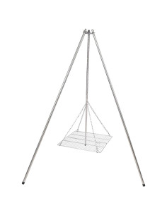 Parrilla de trípode Lineslife de acero inoxidable 35.1 cm