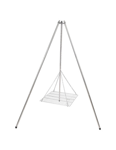 Parrilla de trípode Lineslife de acero inoxidable 35.1 cm