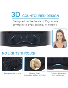 Auriculares para dormir inalámbricos 3D ERNSTING - Negro 2