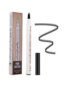 Lápiz de Tatuaje de Cejas Dyming Negro con Punta Micro-Fork