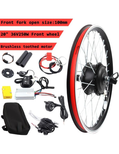 Kit de Conversión E-Bike RibasuBB 20" 36V 250W con Pantalla LCD