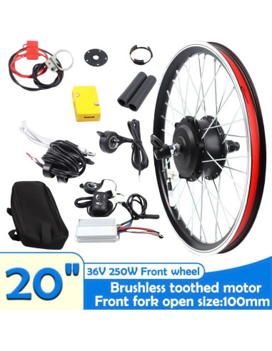 Kit de Conversión E-Bike RibasuBB 20" 36V 250W con Pantalla LCD