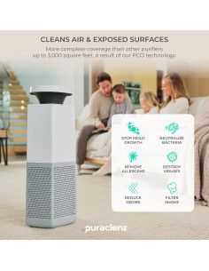 Puraclenz Core C750 Purificador de Aire HEPA 279 m 2
