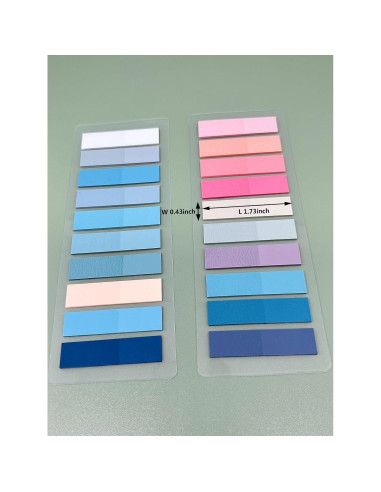 1200 Pestañas Adhesivas Mouwaii para Libros y Cuadernos