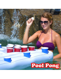 Mesa Flotante Beer Pong GoPong con Enfriador 1.83m x 0.91m 2