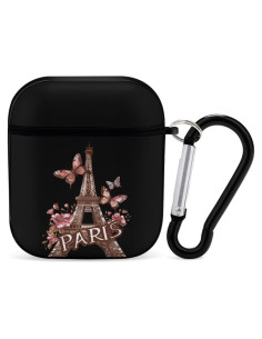 Funda de Auriculares Bluetooth Genérico Torre Eiffel Negra