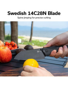 Cuchillo Plegable CIVIVI Hid 10.52 cm 14C28N Mango G10 Negro 2