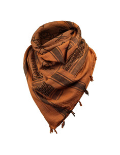 Shemagh Táctico Texas Bushcraft 100% Algodón 109x109 cm Naranja
