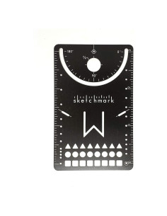 Plantilla de Marcador Sketchmark S1C - Acero Inoxidable, 11 Funciones