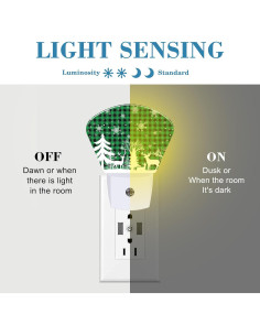 Luz Nocturna LED Copo de Nieve Uiaoiais con Sensor 2