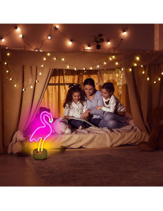 Luz de Neón Flamingo UrsaMajor 2Pack Decoración LED 2