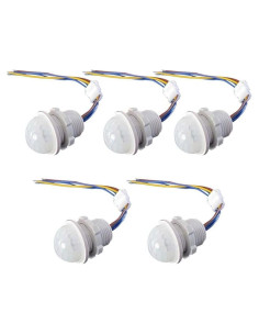 Detector de Movimiento Infrarrojo PIR TEAMWILL 5 Pcs 110V