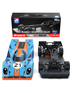 Rodillo de Coche RC 1:10 LAFPACY Fibra de Carbono 2.5kg