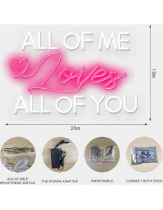 Letrero de Neón LED Personalizado HEVMEVENI 50x40 cm 2