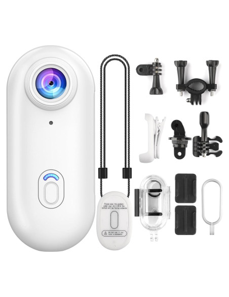 Cámara de acción Dahocamgo 4K Mini WiFi Resistente al Agua