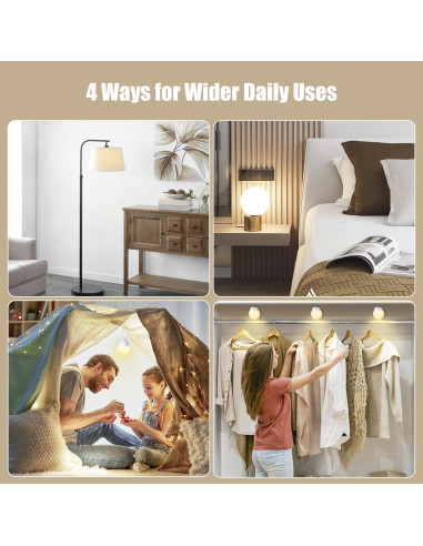 Bombilla LED Recargable E26 Brightown con Control Remoto 700LM