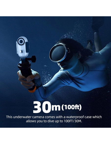 Cámara de acción Dahocamgo 4K Mini WiFi Resistente al Agua