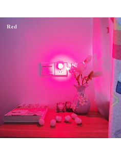 Luz Nocturna USB Sokelinn-six 6 Pack LED Mini Rojo 2