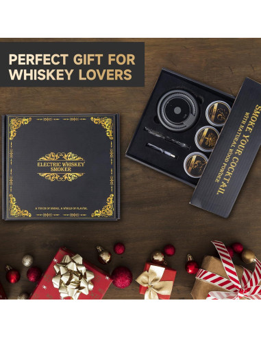 Kit de Ahumador Eléctrico Parquix con 6 Astillas de Madera