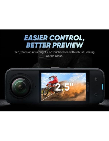 Cámara de Acción 360 Insta360 X4 GPS 8K a Prueba de Agua