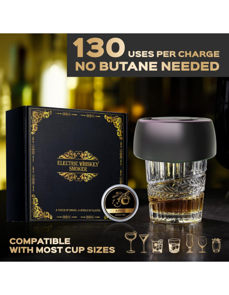 Kit de Ahumador Eléctrico Parquix con 6 Astillas de Madera