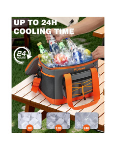 Bolsa Térmica Aislada Fitense 20L Plegable a Prueba de Fugas 2