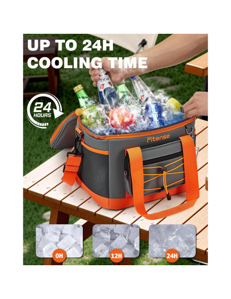 Bolsa Térmica Aislada Fitense 20L Plegable a Prueba de Fugas