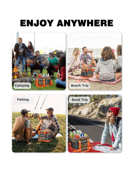 Bolsa Térmica Aislada Fitense 20L Plegable a Prueba de Fugas