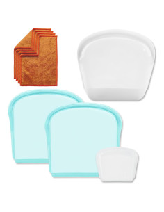 Bolsas de Silicona Reutilizables KVK 4 Piezas 2070 ml