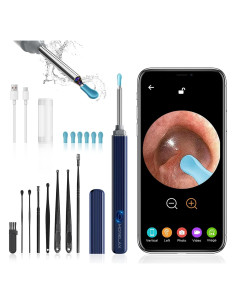 Kit de Limpieza de Oído Morelax con Cámara 1080P 8 Piezas