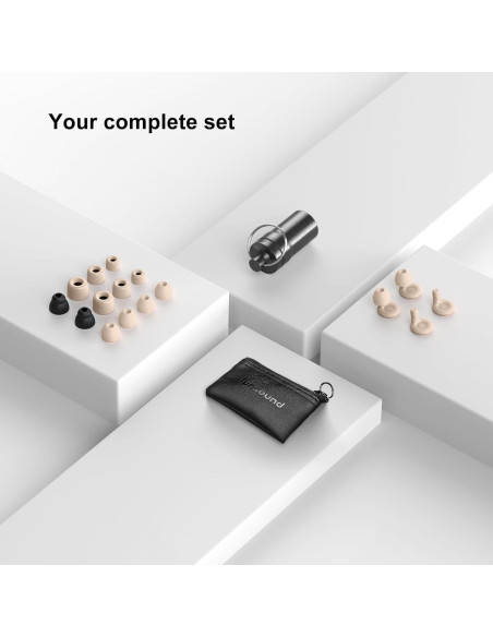 Tapones para oídos FUNSOUND - Reutilizables, 7 pares, NRR 24-27 dB