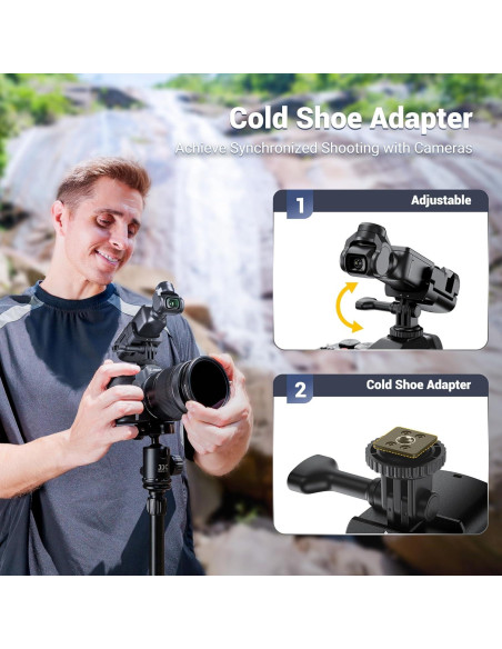 Adaptador de Expansión 3-en-1 JJC para DJI Osmo Pocket 3