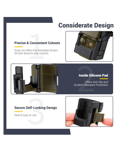 Adaptador de Expansión 3-en-1 JJC para DJI Osmo Pocket 3