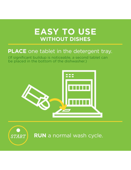 Limpiador de Lavavajillas Affresh W10282479 - 1 Paquete