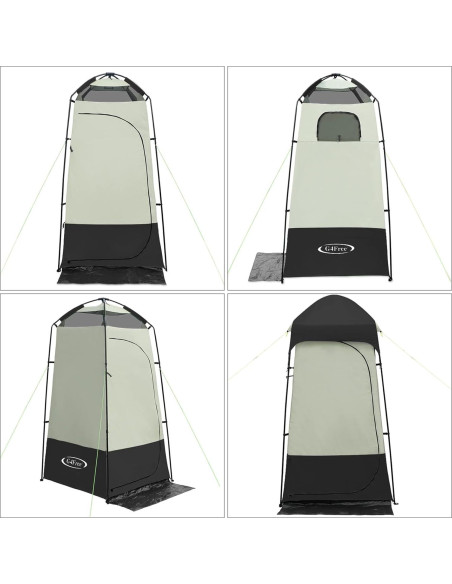 Carpa de Ducha Portátil G4Free 120x120x220 cm Impermeable