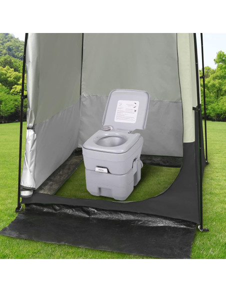 Carpa de Ducha Portátil G4Free 120x120x220 cm Impermeable