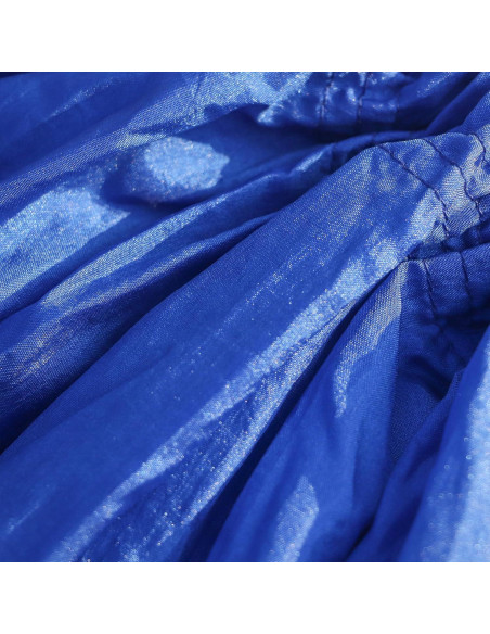 Hamaca de Camping Happy Camper Individual Azul con Cubierta de Lluvia