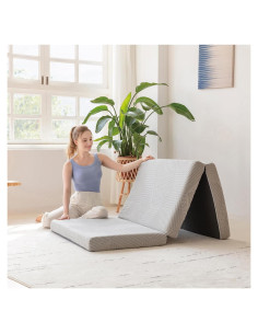 Colchón Plegable MLILY de Espuma Viscoelástica 190.5x63.5 cm