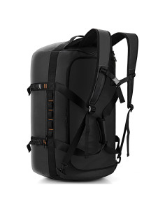 Bolsa de viaje impermeable 40L negra para hombres - Duffel grande