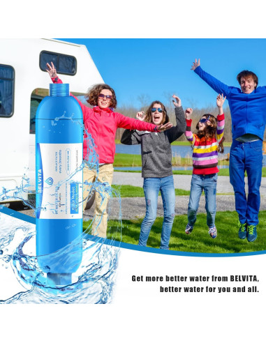 Filtro de Agua BELVITA Inline para RV - Paquete de 2 Filtros
