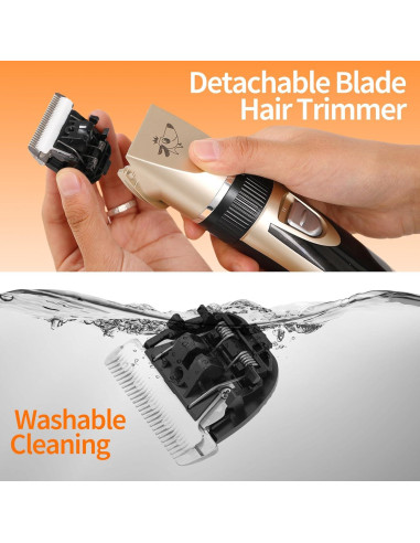 Kit Afeitadora para Perros Aovdy Oro - Tijeras y Cuchilla