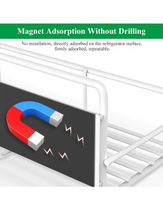 Organizador de Especias Magnético HuggieGems Blanco 2 Paquetes 2